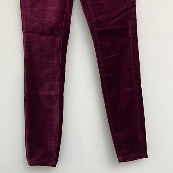 NWT Silver Jeans Co. | Cherry Velvet Aiko Skinny Jeans Size 25 - Picture 9 of 11